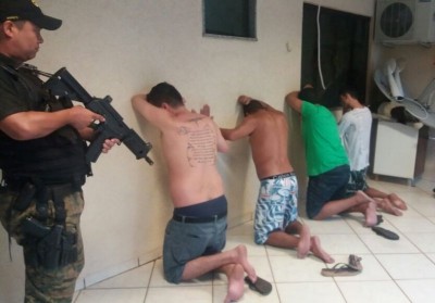 Suspeitos pela morte de casal de brasileiros foram presos em Pedro Juan Caballero (Foto: PoraNews)
