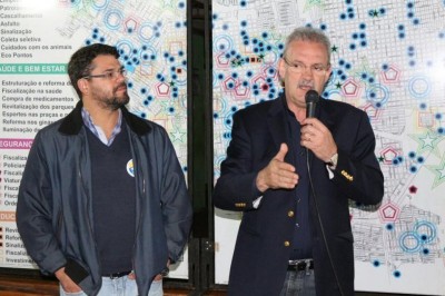 Maurício Lemes apoiou o deputado Geraldo Resende na disputa pela Prefeitura de Dourados (Reprodução/Facebook)