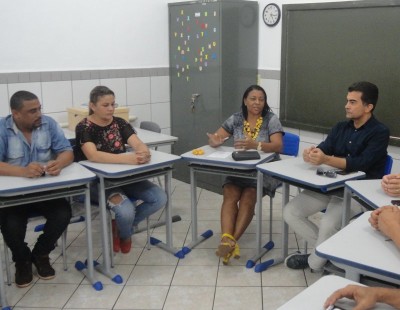 Marçal se reuniu com o Conselho de Diretores de escolas municipais. ((Foto: Divulgação))