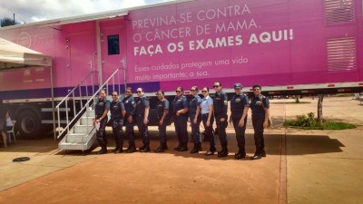 Mulheres da Guarda Municipal de Dourados. ((Foto: Divulgação/Paula Leite))