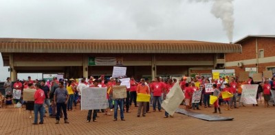 Integrantes do MSTB invadem Usina São Fernando em Dourados