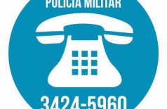 PM disponibiliza número para emergências durante manutenção da rede elétrica (Foto: Divulgação/Polícia Militar) ()