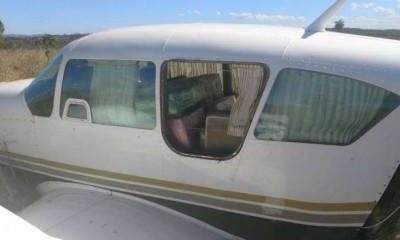 Aeronave decolou da Fazenda Itamarati Norte, no município de Campo Novo do Parecis (Foto: Divulgação/FAB) ()