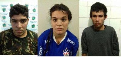 “Orguim”, “Barca” e “Buda” são presos pela PM acusados de tráfico de droga em Itaporã