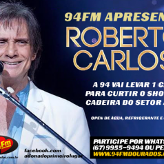 Banner: Promoção Roberto Carlos 94 FM