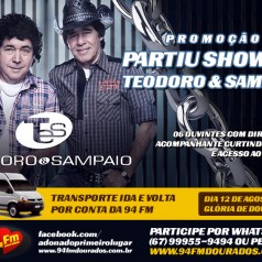 Banner: Promoção Partiu Show do Teodoro & Sampaio