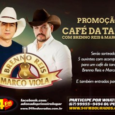 Banner: Café da Tarde com Brenno Reis & Marco Viola