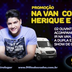 Banner: Promoção Na Van Com Henrique e Diego