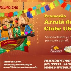 Banner: Arraiá do Clube Ubiratan