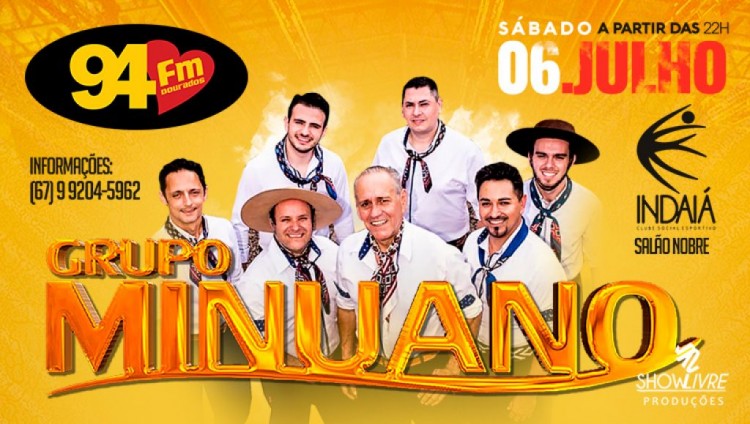 Banner: Show Baile Grupo Minuano