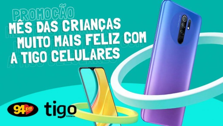 Banner: Mês da crianças com a TIGO Celulares