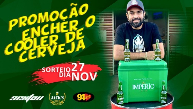 Banner: Encher o cooler de cerveja
