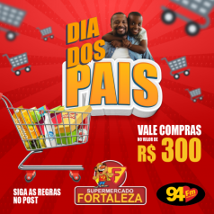 Banner: R$ 300 em compras no Fortaleza
