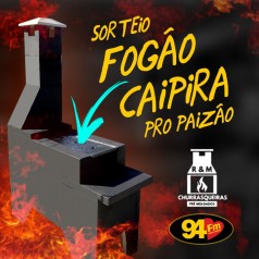 Banner: Sorteio Fogão Caipira